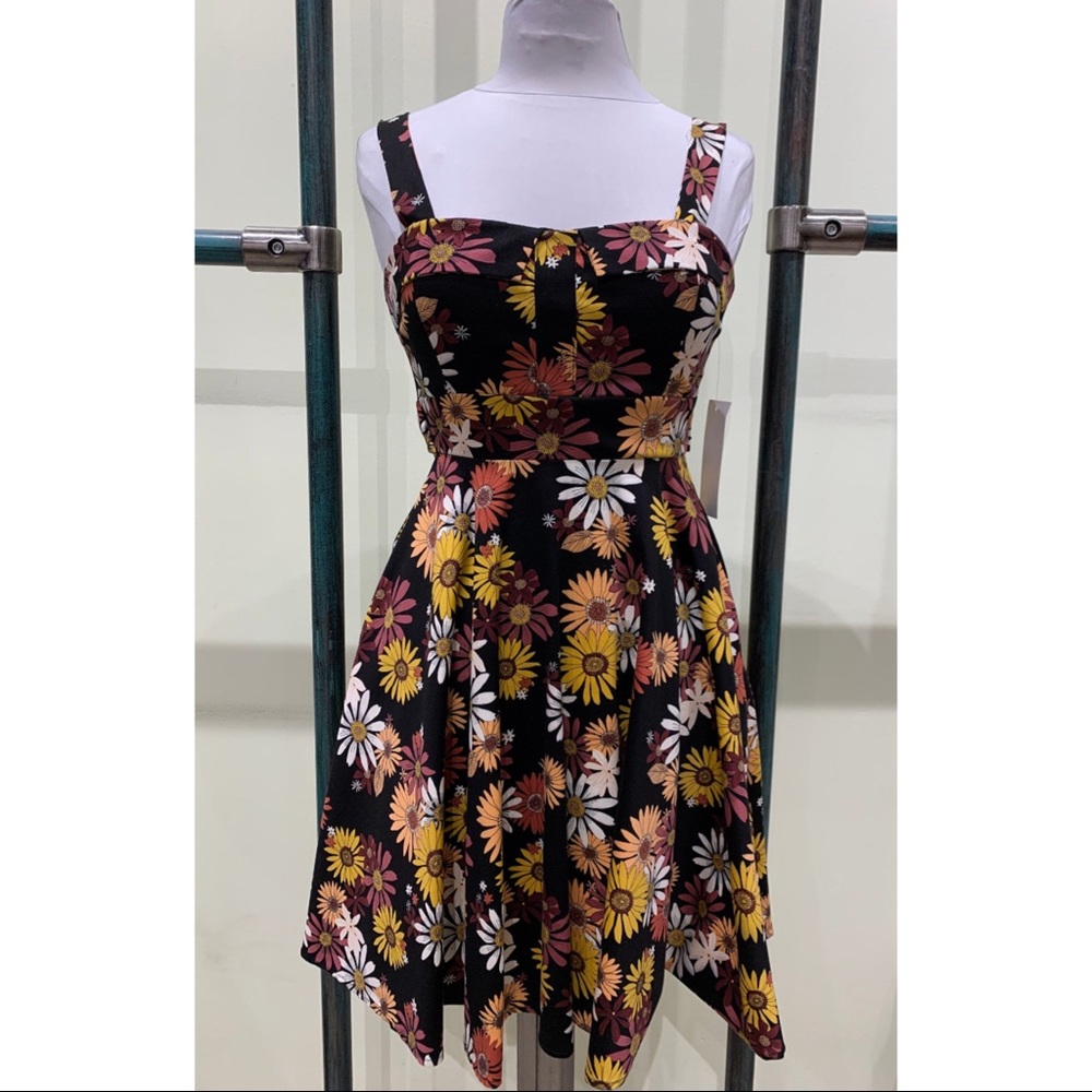 Eva Rose Flare Pinut Dress With Pockets SIZES S,L